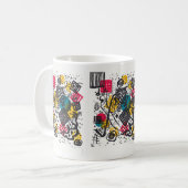 Wassily Kandinsky – Small Worlds V (1922) – Custom Kaffeetasse (Vorderseite Links)