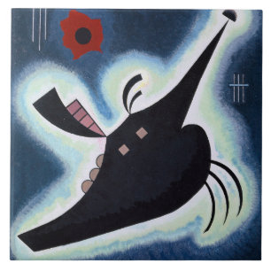 Wassily Kandinsky - Spitzes Schwarz, Fliese