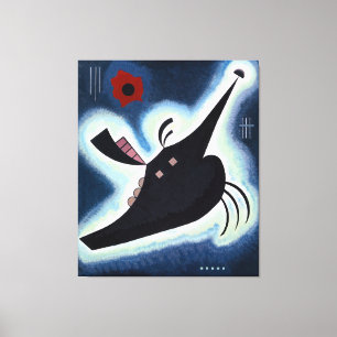 Wassily Kandinsky - Spitzes Schwarz. Leinwanddruck