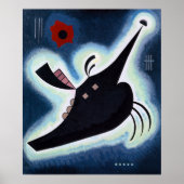 Wassily Kandinsky - Spitzes Schwarz. Poster (Vorne)