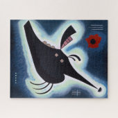 Wassily Kandinsky - Spitzes Schwarz. Puzzle (Horizontal)