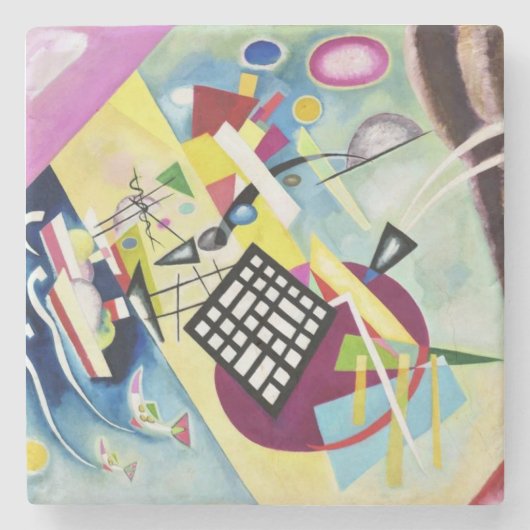 Wassily Kandinsky Steinuntersetzer (Vorderseite)