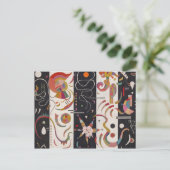 Wassily Kandinsky - Streifen Postkarte (Stehend Vorderseite)