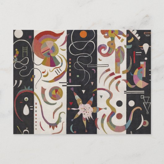 Wassily Kandinsky - Streifen Postkarte (Vorderseite)