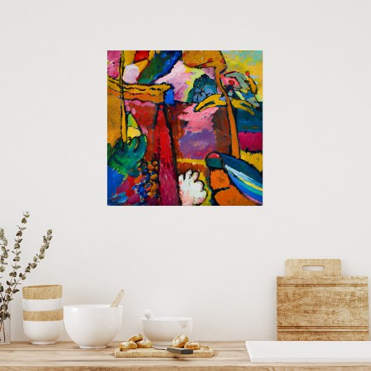 Wassily Kandinsky: Studie zur Improvisation V Poster (Küche)