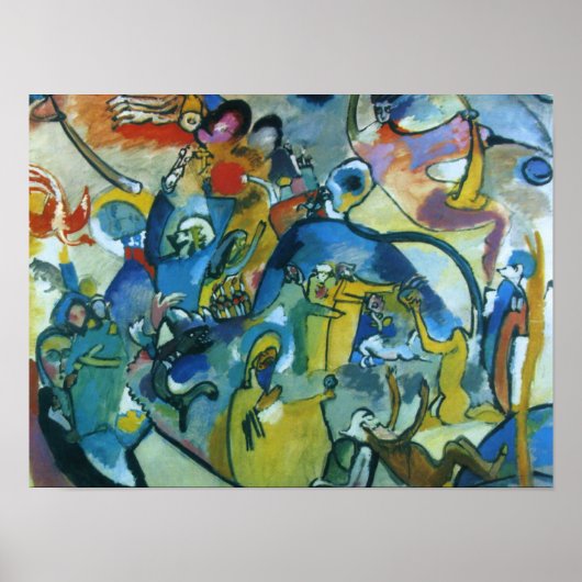 Wassily Kandinsky - Tag der Heiligen II Poster (Vorne)