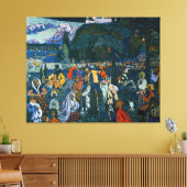 Wassily Kandinsky - The Colorful Life (1907) Leinwanddruck (Insitu (Wohnzimmer))