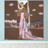 Wassily Kandinsky - The Night (Walking Lady) Leinwanddruck (Insitu (Holzboden))