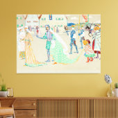 Wassily Kandinsky - The Young Couple  Leinwanddruck (Insitu (Wohnzimmer))