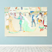 Wassily Kandinsky - The Young Couple  Leinwanddruck (Insitu (Holzboden))