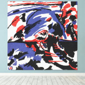 Wassily Kandinsky - Two Women in a Moonlit Land Leinwanddruck (Insitu (Holzboden))