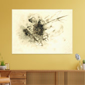 Wassily Kandinsky - Untitled (1916) - 319813 Leinwanddruck (Insitu (Wohnzimmer))