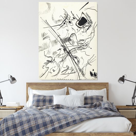 Wassily Kandinsky - Untitled  Leinwanddruck (Insitu (Schlafzimmer))