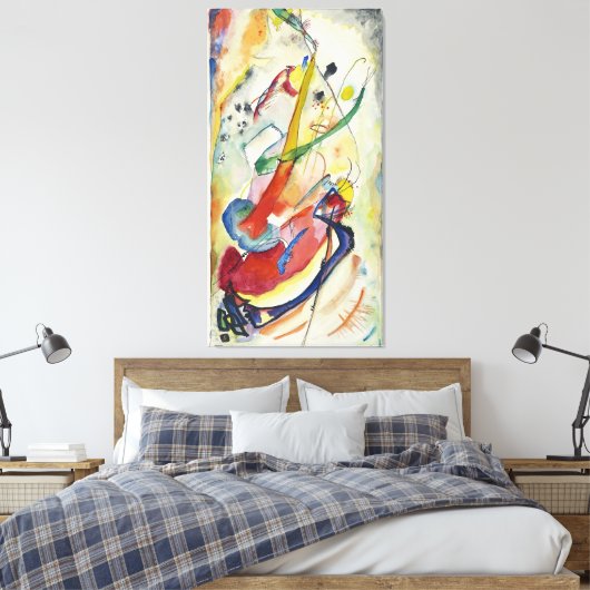 Wassily Kandinsky - Wassily Kandinsky - Entwurf zu Leinwanddruck (Insitu (Schlafzimmer))
