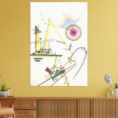 Wassily Kandinsky - Zartes Gemüt  Leinwanddruck (Insitu (Wohnzimmer))