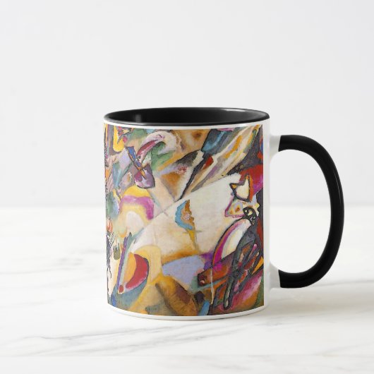 Wassily Kandinsky - Zusammensetzung 7 Abstrakt Art Tasse (Rechts)