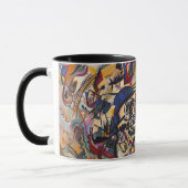 Wassily Kandinsky - Zusammensetzung 7 Abstrakt Art Tasse (Links)