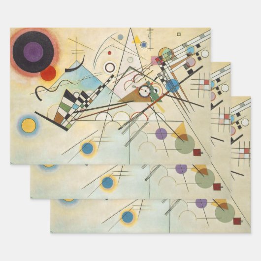 Wassily Kandinsky-Zusammensetzung IV 1911-Abstrakt Geschenkpapier Set (Set)
