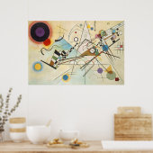 Wassily Kandinsky-Zusammensetzung IV 1911-Abstrakt Poster (Küche)