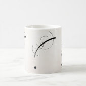 Wassily Kandinsky's 'Free Curve to the Point' Kaffeetasse (Mittel)