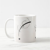 Wassily Kandinsky's 'Free Curve to the Point' Kaffeetasse (Links)