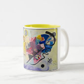 Wassily Kandinsky's Jaune Rouge Bleu Zweifarbige Tasse (VorderseiteRechts)
