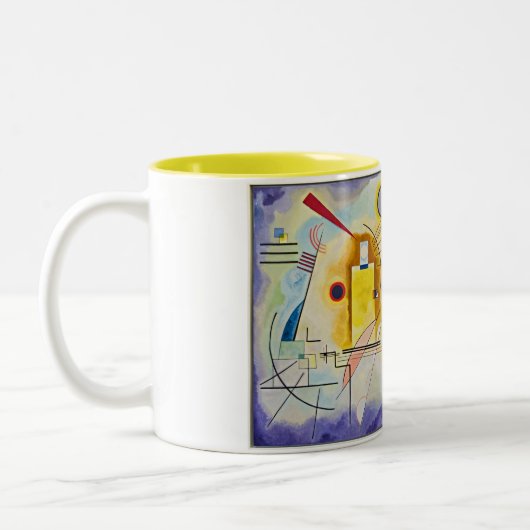 Wassily Kandinsky's Jaune Rouge Bleu Zweifarbige Tasse (Links)
