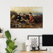 Wassily Perov: Die Jäger in der Erholung Poster (Heimbüro)