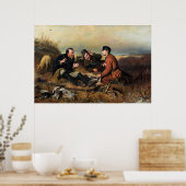 Wassily Perov: Die Jäger in der Erholung Poster (Küche)