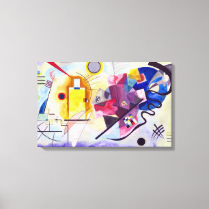Wassisch-Kandinsky-Gelb-Rot-Blau Leinwanddruck