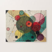 Wassisch Kandinsky - Kreise in einem Kreis Puzzle (Horizontal)