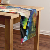 Wassisch Kandinsky - Landschaft mit Regen Kurzer Tischläufer (Beispiel)