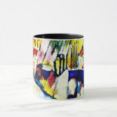 Wassisch Kandinsky - Landschaft mit Regen Tasse (Zentrum)
