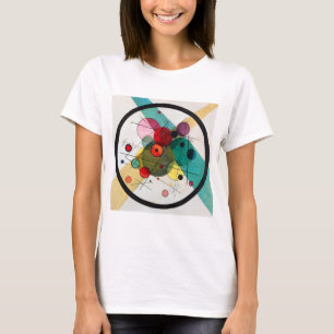 Wassische Kandinsky-Kreise in einem Kreis T-Shirt