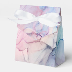 Wässrige Pastell-Aquarell-Tinte Fantasy Glam Geschenkschachtel