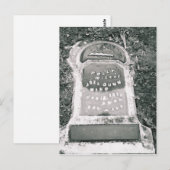 Wässriges Grab Postkarte (Vorne/Hinten)
