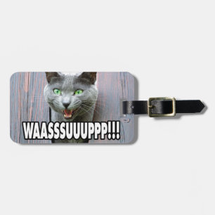 WASSUP - Cat Meme Gepäckanhänger