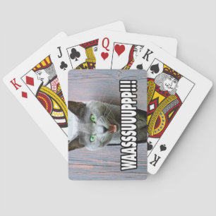 WASSUP - Cat Meme Spielkarten