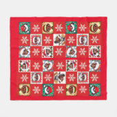 Wassup Saint Nick, sind U Real Blanket Fleecedecke (Vorderseite (Horizontal))