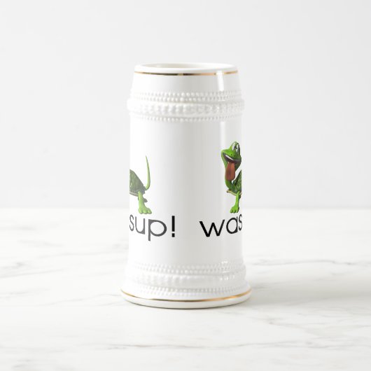 Wassup Schildkröte Bierglas (Mittel)