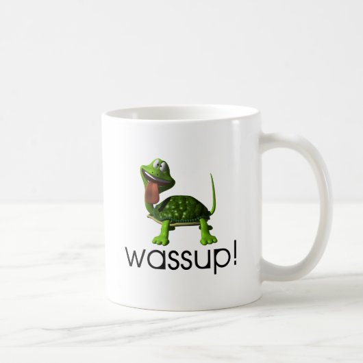 Wassup Schildkröte Kaffeetasse (Rechts)
