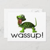 Wassup Turtle Postkarte (Vorne/Hinten)