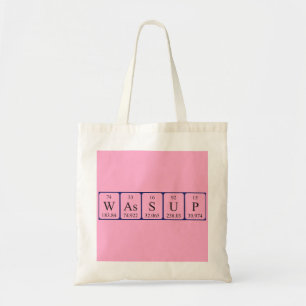 Wassus des periodischen Tabellenwortes Tasche