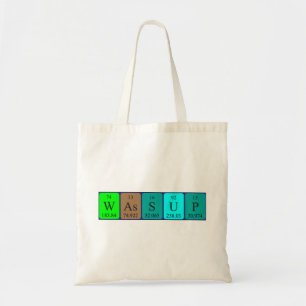 Wassus des periodischen Tabellenwortes Tasche