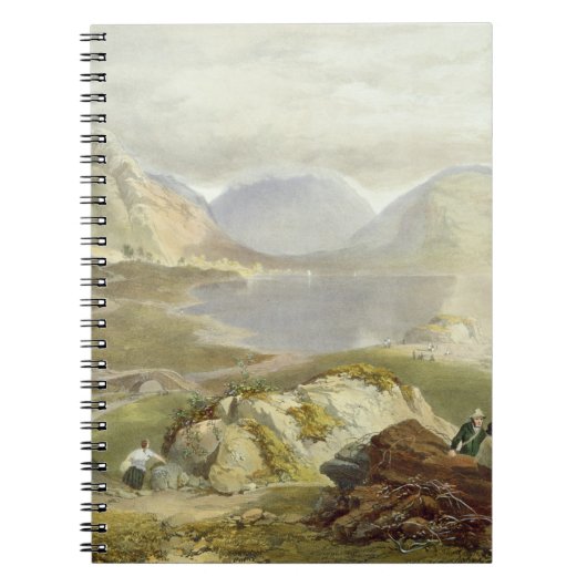 Wast Wasser, "vom englischen See-Bezirk", 1853 Notizblock (Vorderseite)
