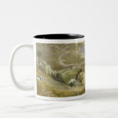 Wast Wasser, "vom englischen See-Bezirk", 1853 Zweifarbige Tasse (Links)