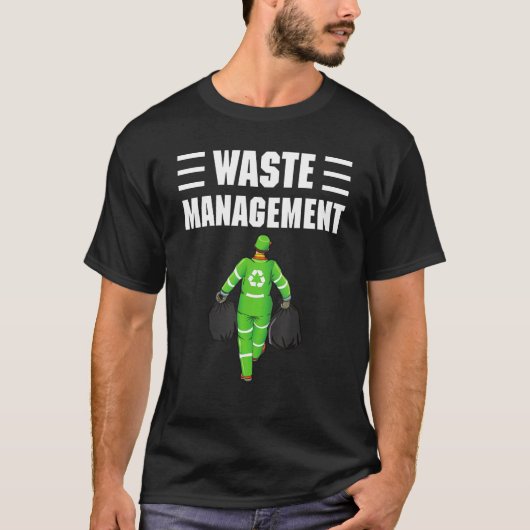 Waste Management Collector Boy Recycling Gifts Fun T-Shirt (Vorderseite)