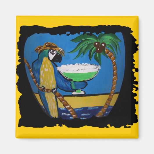 Wastin Away Parrots Magnet (Vorne)