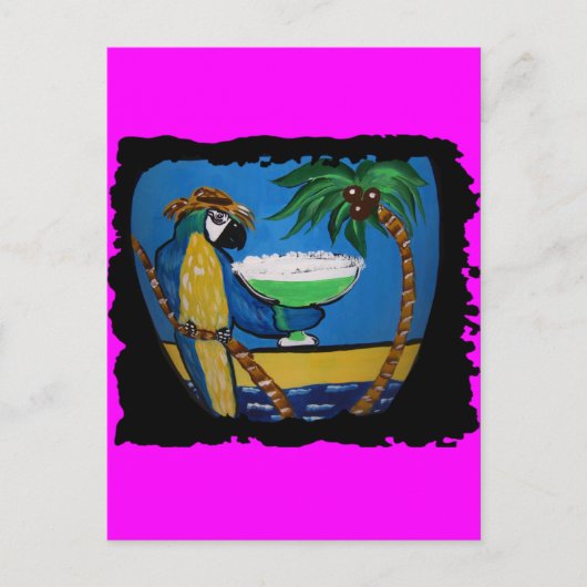 Wastin Away Parrots Postkarte (Vorderseite)