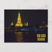 Wat Arun at Night Postkarte (Vorderseite)